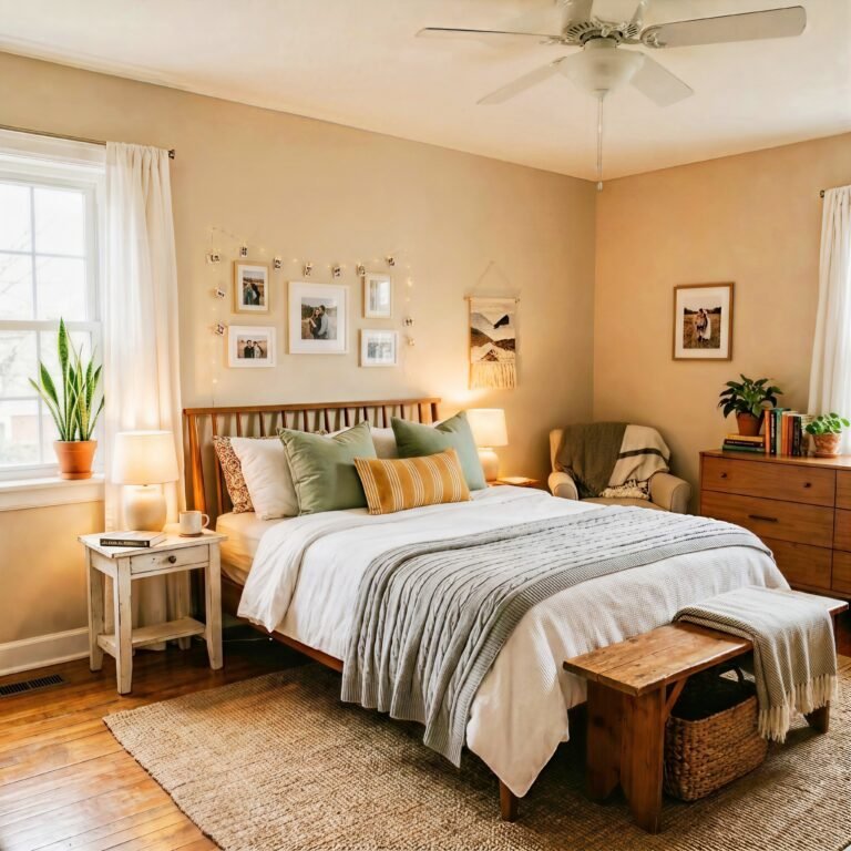 how to make your bedroom look cozy without spending a fortune