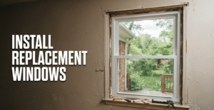 how to install replacement windows